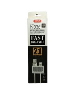 اشتري Nb36 Line Length 100Mm Fast Data Cable White في مصر