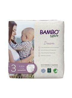 اشتري Eco-Friendly Diapers, Size 3, 4-9 Kg, 33 Count في الامارات