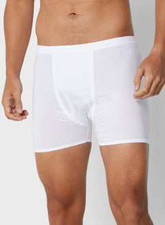 اشتري Single Plain Underwear For Men White في الامارات
