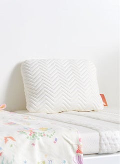 Buy Latex Newborn Baby Pillow White 30x25x5cm in UAE
