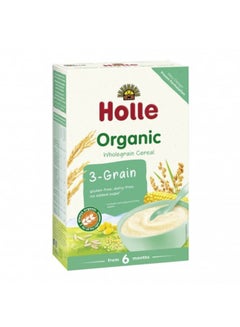 Buy Organic Three Grain Porridge Kids Whole Grain Flakes 250grams single in UAE