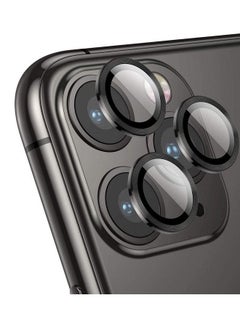 Buy Shining Series Camera Lens Protector For Apple iPhone 12 Pro Max Black in UAE