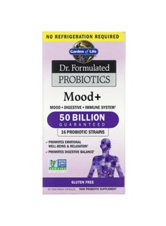 اشتري Dr. Formulated Probiotics Mood+ 60 Vegetarian Capsules في السعودية