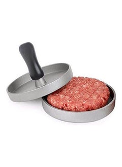 Buy Hamburger Meat Press Kit Aluminum Alloy Round Shaped Convenient Maker Kitchen Tool Silver in Saudi Arabia