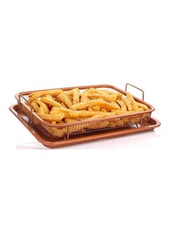 Buy Oven Tray Brown 33 x 25.6 x 7.8cm in Egypt