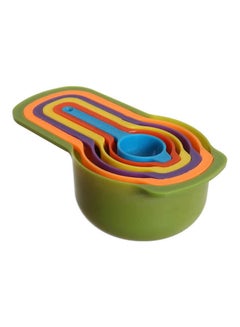 Buy Set Of 6 Measuring Spoons, Multi Color Multicolour 20.4 x 10.9 x 6.3cm in Egypt