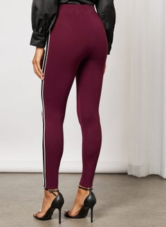 FOREVER 21 High Rise Side-Striped 