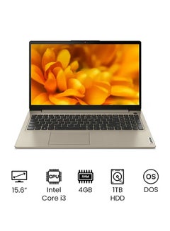Buy IdeaPad 3 15ITL6 Laptop With 15.6-Inch FHD Display, Core i3 Processor/4GB RAM/1TB HDD/DOS (Without Windows)/Intel UHD Graphics Card English/Arabic Sand in Saudi Arabia