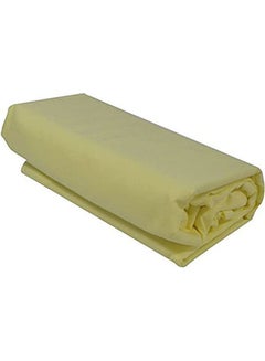 اشتري Elasticized Bed Sheet قطن Yellow 120 × 200سم في مصر