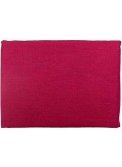 Buy Plain Bed Sheet And 4 Pillow Cove Combination Red in Egypt