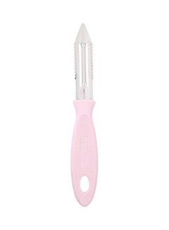 اشتري Stainless Steel Corer And Peeler With Plastic Handle Pink في مصر