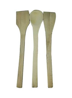 اشتري Wooden Spoons 3 Pieces Beige في مصر