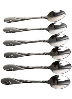 اشتري Spoons Set 6 Pieces Silver في مصر