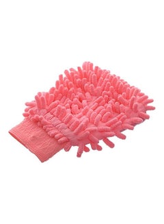 Buy Super Mitt Microfiber Washing Cleaning Glove Hand Sleeve Pink in Egypt