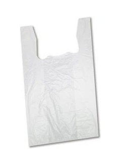 اشتري White Bags Medium 50 Bags - 50 Pieces White في مصر