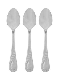 Buy Stainless Steel Tea Spoon 3 Psc Silver in Egypt