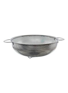 Buy Metal Colander 2 Handles Silver in Egypt