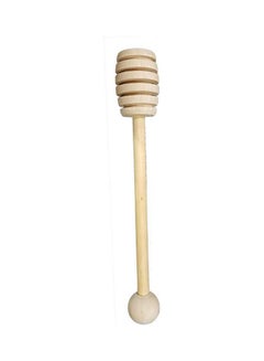 اشتري Wooden Honey Dipper Big Size Beige في مصر