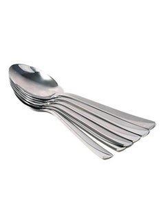 Buy Stainless Steel Spoon 6Pcs Silver in Egypt