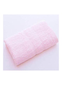 Buy Monochrome Bamboo Fiber Face Towel Pink in Egypt