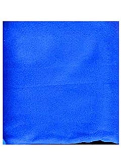 اشتري Microfiber Solid Pattern   Beach Towels Blue في مصر