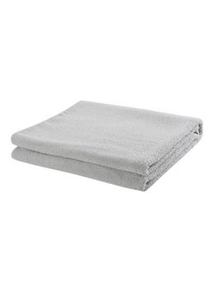 اشتري Face Towel Solid Color Grey 40x30cm في مصر