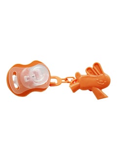 اشتري One Piece Pacifier With Holder And Cover - Medium (6-18 Months) في مصر