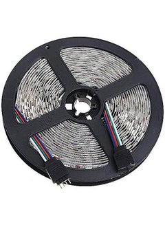 Buy 300-Led 5M 5050 Smd 72W Flexible Rgb Led Light Strip For Indoor Home Decoration Black in Egypt