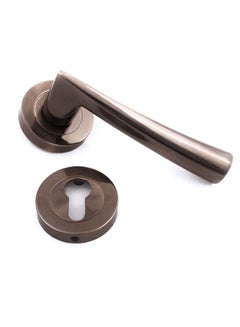 اشتري Hazal Rosetta Bathroom Door Handle Bronze في مصر