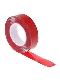 اشتري Double Sided Adhesive Tape High Strength Acrylic Gel Car Fix Red في مصر