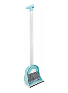 اشتري Dustpan Cleaning Sweeper With Broom Silver في مصر