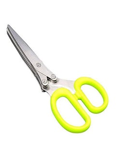 اشتري Herb Scissors Multipurpose Kitchen Garden Shear With 5 Blades Green في مصر