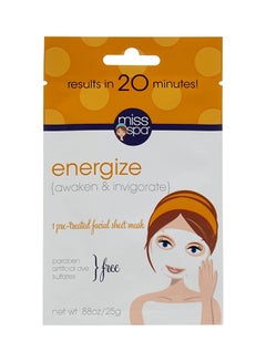 Buy Energize Awaken & Invigorate Facial Sheet Mask 25grams in Saudi Arabia