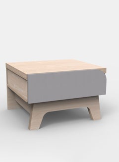 اشتري Ronaldy Collection Nightstand Engineered Wood | Side Table Ron Bs480(2T122) روز وود/ رمادي 480 x 432 x 309ملليمتر في الامارات