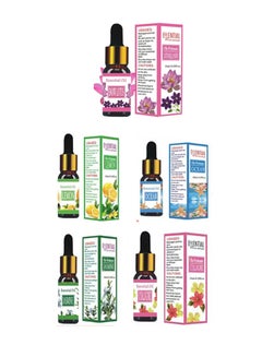 Buy Pack Of 5 Humidifier Oil Multicolour 10ml in Saudi Arabia