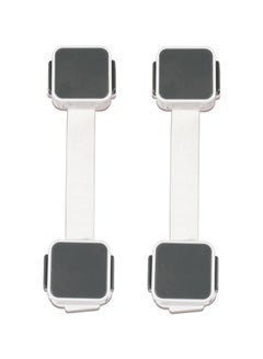 Buy Xtraguard Dual Locking Latch, Pack Of 2 - Grey/Black in Saudi Arabia