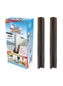 Buy Twin Draft Guard Extreme in Brown - Energy Saving Under Door Draft Stopper in UAE