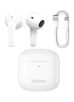 Buy Bowie E3 TWS Bluetooth 5.0 Headset Wireless Earphone Stereo Sound Earbud Sports Headphone with Charging Case Waterproof IPX5 White in Saudi Arabia