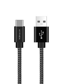 اشتري كابل شحن سريع USB 3.0 إلى Type C - طول متر واحد أسود في الامارات