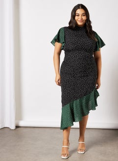 Buy Moira Polka Dot Midi Dress Multi in Egypt