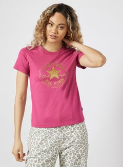 اشتري Authentic Glam Chuck Patch Graphic T-Shirt Red في مصر