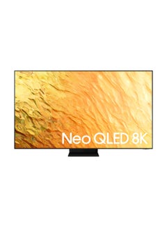 Buy 75 Inch Neo QLED 8K Smart TV (2022) QA75QN800BUXZN Stainless Steel in UAE
