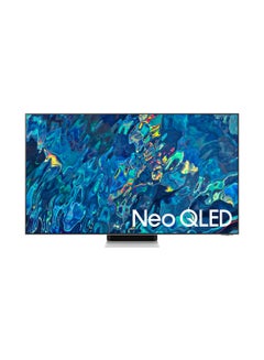 اشتري تلفزيون ذكي بجودة 4K وتقنية Neo QLED ومقاس 55 بوصة لعام (2022) QA55QN95BAUXZN فضي لامع في الامارات