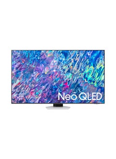 اشتري تلفزيون ذكي نيو QLED بجودة 4K مقاس 85 بوصة (إصدار 2022) QA85QN85BAUXZN فضي لامع في الامارات