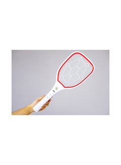 Buy Bug Zapper - Rechargeable Mosquito Killer, Fly Swatter/Killer and Bug Zapper Racket |Super-Bright LED Light to Zap in the Dark, Ultra Fast Charging, Safe To Touch |10 Hours Working Red/White in Saudi Arabia