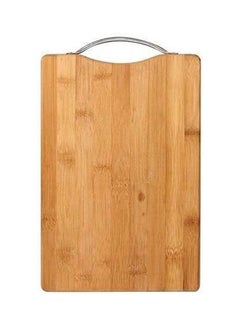 Buy Bamboo Chopping Board Beige 19.5x29.5x1.8cm in Egypt