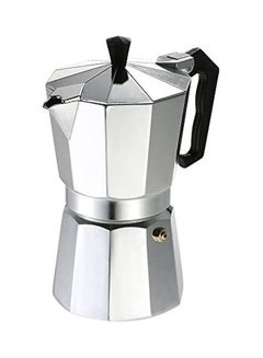 اشتري 9-Cup Aluminum Espresso Percolator Coffee Stovetop Maker Mocha Pot Silver في مصر