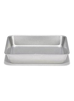 اشتري Aluminum Baking Tray Deep Silver 35 x 24 x 5cm في مصر