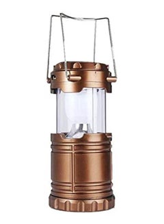 اشتري Rechargeable Hand Lamp Collapsible Solar Camping Lantern Tent Lights For Outdoor Lighting Multicolour في مصر