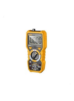 اشتري Dm7502 Digital Electric Multimeter With Flash Light Yellow في مصر